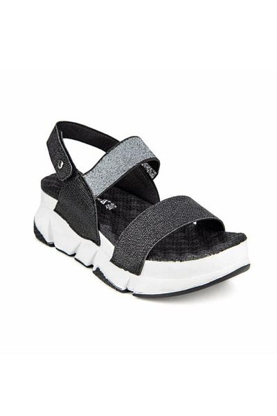 Muya Keid 31187-430 Anatomical Sole Black Women's Sandals - 36-40