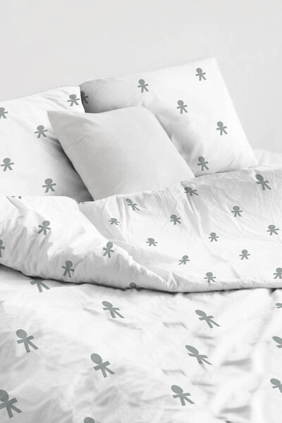 Eponj Home Μαξιλαροθήκη 50x70 εκ. Λευκή Janes Συνδυασμός 2 τεμαχίων
