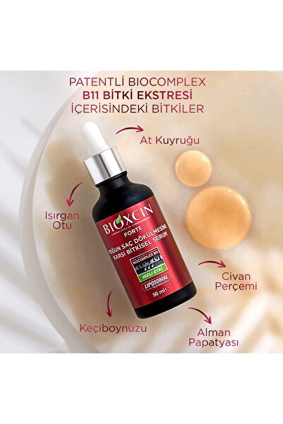 Bioxcin Forte Yoğun Saç Dökülmesine Karşı Serum 3x50ml 2 Kutu Tüm Saç Tipleri + Jel Hediyeli Set