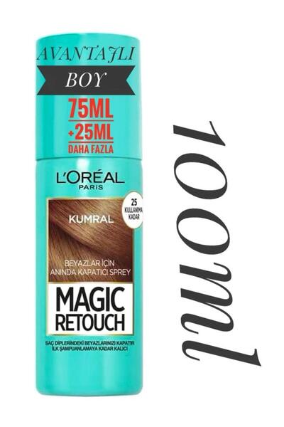 L'Oreal Paris Magıc Retouch Beyaz Dipleri Kapatıcı Saç Boyası - Kumral 100ml
