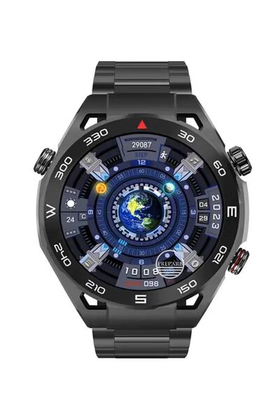 PREPARE Watch Sk4-sp4 Akıllı Saat 1,62inç 49mm Ip67 Uyumlu Full Hd Ekran Sesli Arama Nfc 2 Kordonlu