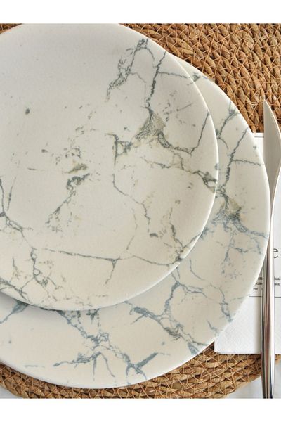 M'art Home Eleni Sipahi - 2-Piece Porcelain Serving Set