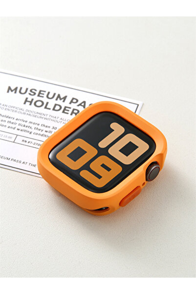 PSGT Apple Watch Uyumlu 5 6 7 8 9 44/45mm Kılıf Kasa 360 Koruma Kapak