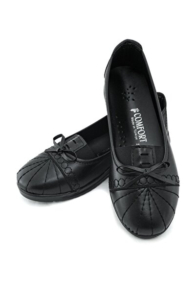 NewOneMall Pantofi de damă cu talpă ortopedică Comfort Black Classic Mother