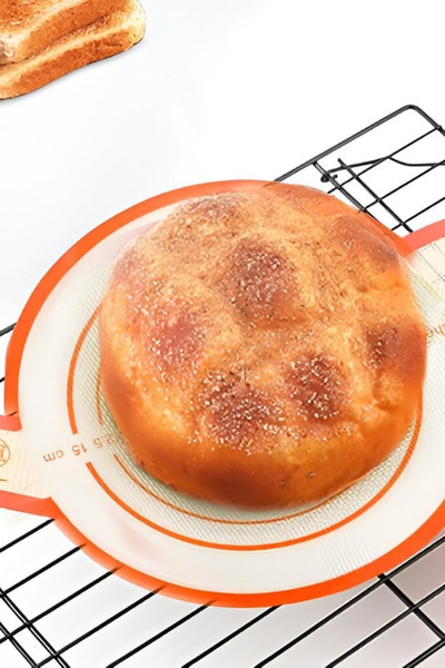 PASTRY PLANET Yuvarlak Silikon Silpat & Airfryer Silikon Silpat