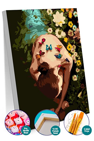 Picasso World Hobby Art Sayılarla Boyama Numaralı Tuval Seti Fırça Boya Dahil...