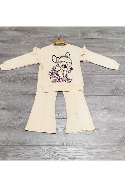 relax kids Set de picior spaniol cu imprimeu Gazelle pentru fată