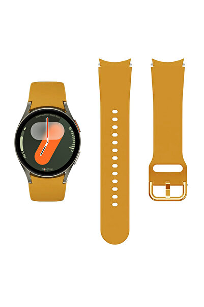 NovStrap Samsung Galaxy Watch 7 6 5 Pro 4 Fe 40 42 43 44 45 46 47 Mm Uyumlu Kordon Tam Kapatan Pimli Silikon