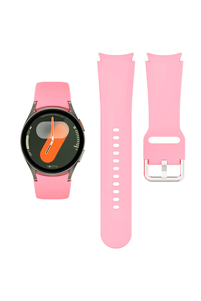 NovStrap Samsung Galaxy Watch 7 6 5 Pro 4 Fe 40 42 43 44 45 46 47 Mm Uyumlu Kordon Tam Kapatan Pimli Silikon