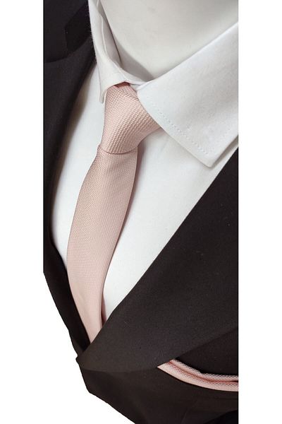 Elegante Cravatte Υφαντή γραβάτα και μαντήλι τσέπης Dobby με χρώμα κουταβιού