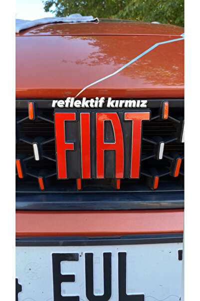 Fiat Egea Uyumlu Amblem/Logo Kaplama Sticker Set