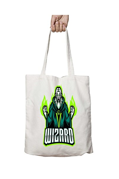 ART HEDİYE حقيبة Wizard Magic مطبوعة قابلة للغسل - تدوم على الجانبين