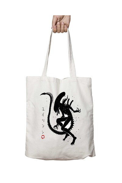 ART HEDİYE حقيبة كتف منقوشة على شكل صياد ياباني - فضائية، تدوم على الجانبين، ...