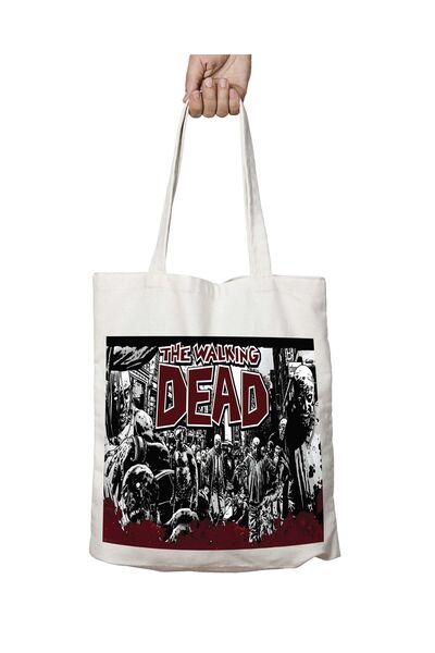 ART HEDİYE Walking Dead Horror - Двостороння, принтована, пранна сумка через ...