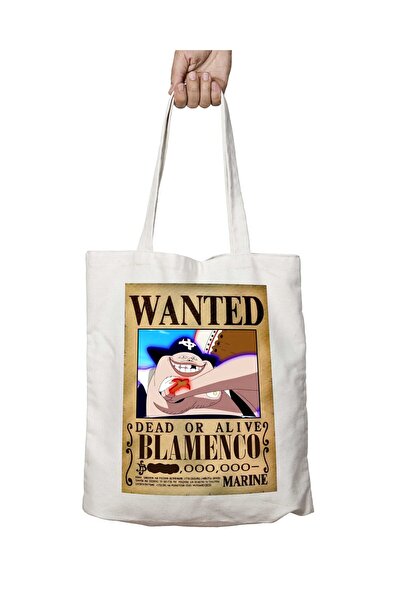 ART HEDİYE Wanted Blamenco Anime - Washable Permanent Printed School and Beac...