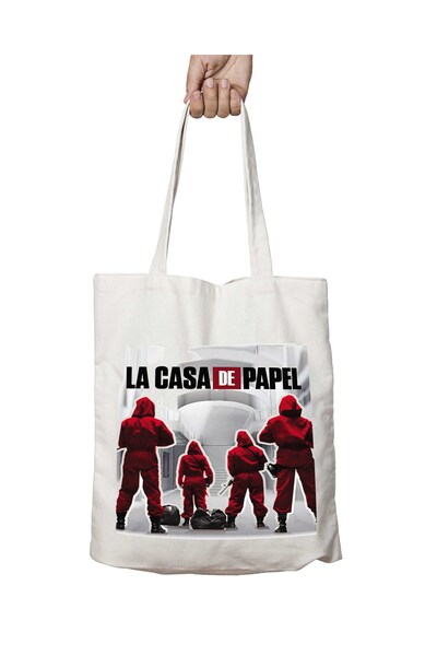 ART HEDİYE la Casa De Papel Berlin - Two Sided Printed Washable Bag