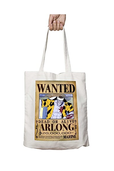 ART HEDİYE Wanted Arlong Anime - حقيبة قابلة للغسل بطباعة دائمة على الجانبين
