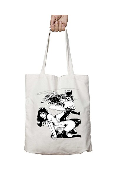 ART HEDİYE The Bad Girls - Пральна сумка з міцним принтом на плечовій ремінці...