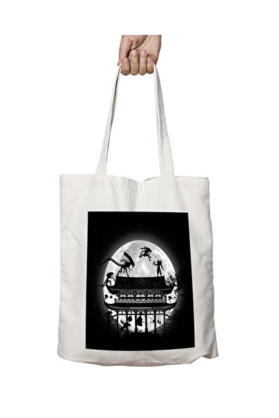 ART HEDİYE Alien Vs Predator Combat Printed Japan Bag - Washable