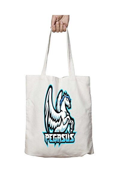 ART HEDİYE Pegasus Printed Washable Bag - Two Sides Permanent