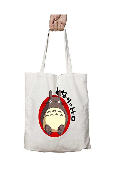 ART HEDİYE Totoro 6 - Двостороння сумка з принтом, що не змивається