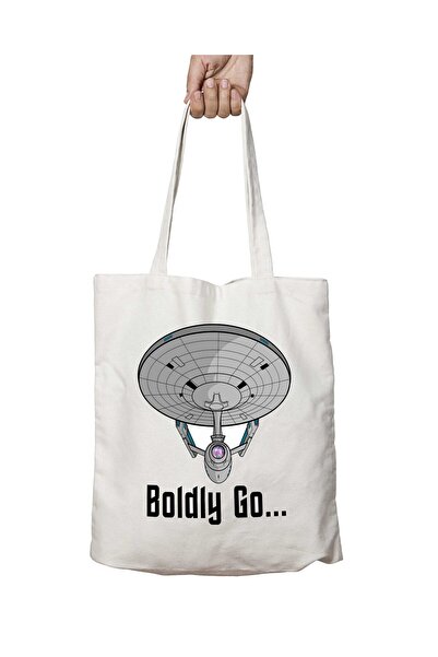 ART HEDİYE Star Trek Enterprise - BoldlY Go Washable Bag, Two Sides Permanent...