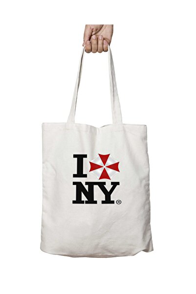 ART HEDİYE حقيبة قابلة للغسل بطبعة مظلة تدوم طويلاً على الجانبين من نيويورك