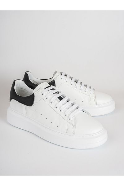 MANQHA White Leather Men's Shoes - Mq-N2403B