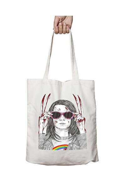 ART HEDİYE X 23 - Двостороння сумка з принтом, що піддається пранню