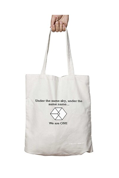 ART HEDİYE حقيبة مطبوعة دائمة قابلة للغسل - تحت نفس السماء، نحن واحد