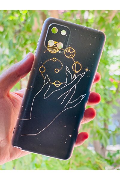 Zipax Samsun Galaxy A81 / Note 10 Lite Uyumlu  Kılıf El Gezegen Desenli Baskı...