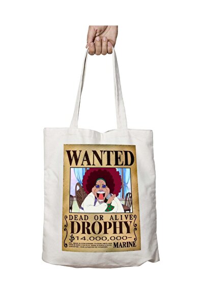 ART HEDİYE Wanted Drophy Anime - حقيبة قابلة للغسل مطبوعة على الجانبين