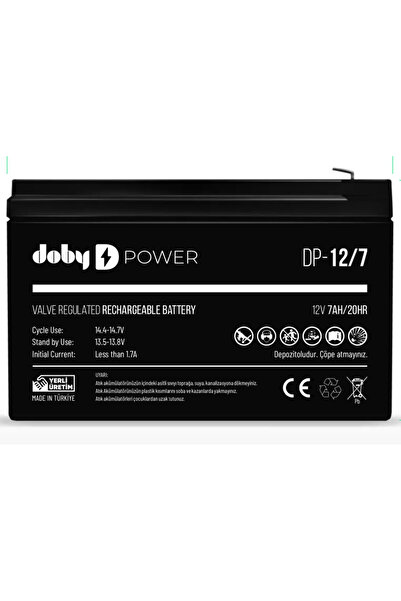 Doby 12V 7A AKÜ