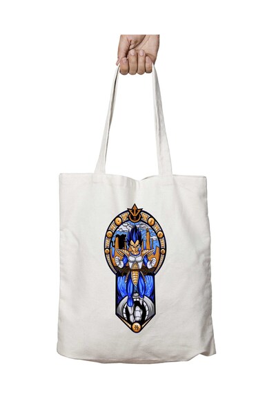ART HEDİYE حقيبة كتف للمدرسة والشاطئ من Prince Vegeta Dragon Ball Z مطبوعة بش...