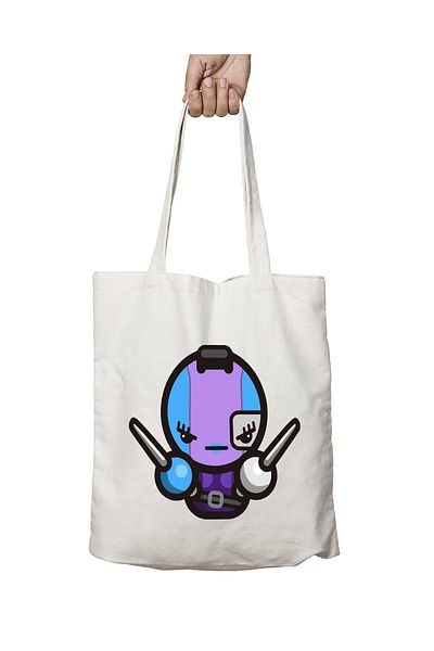 ART HEDİYE Nebula Guardians Of The GalaxY - Simpler, Two Sides Permanent Printed Washable Bag