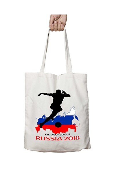 ART HEDİYE RUSSIA 2018 COPA DO MUNDO - حقيبة مطبوعة دائمة قابلة للغسل