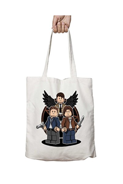 ART HEDİYE Mini Hunters Supernatural - حقيبة ليغو سام دين وكاستيل ذات وجهين م...