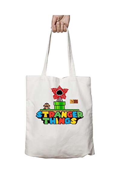 ART HEDİYE حقيبة كتف ماريو قابلة للغسل من Stranger Things - طباعة دائمة، للشا...