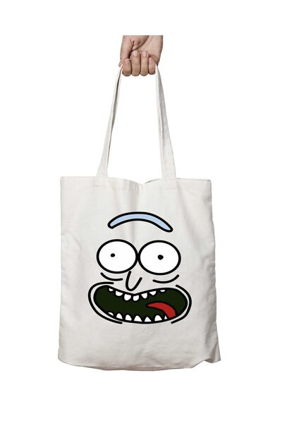 ART HEDİYE PIcKlE RIcK - Two Sides Permanent Printed Washable Bag