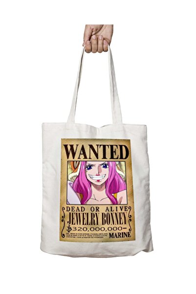 ART HEDİYE حقيبة Bonney Anime Patterned - Wanted Jewelry ذات وجهين مطبوعة وقا...