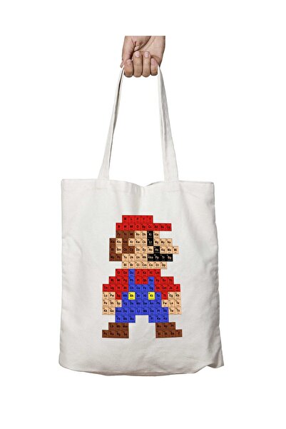 ART HEDİYE Mario Printed Periodic Ruler - Washable, Two Sides Permanent, Shou...