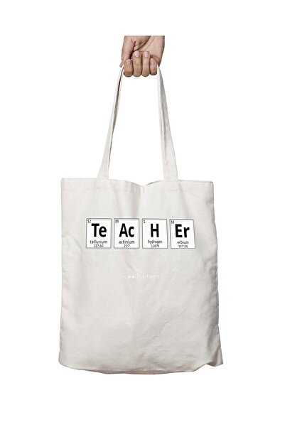 ART HEDİYE Μαύρη τσάντα δασκάλου - Περιοδική, μόνιμη εκτύπωση και πλενόμενη