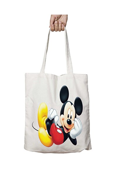 ART HEDİYE Μίκυ Μάους PNG Τσάντα ώμου με μοτίβο, διπλής όψης, με δυνατότητα ε...
