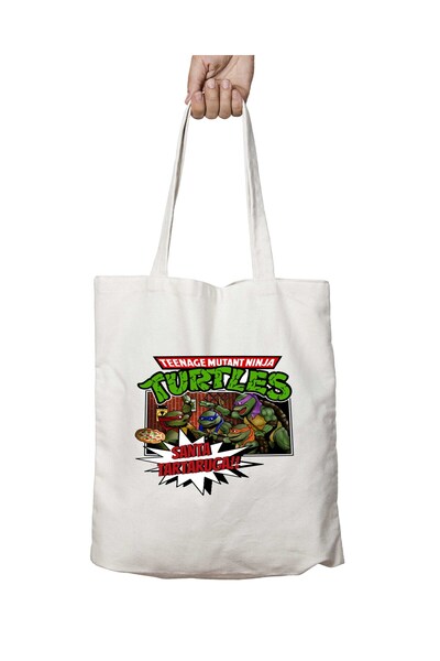 ART HEDİYE سانتا تارتاروجا - حقيبة كتف مطبوعة على الجانبين وقابلة للغسل