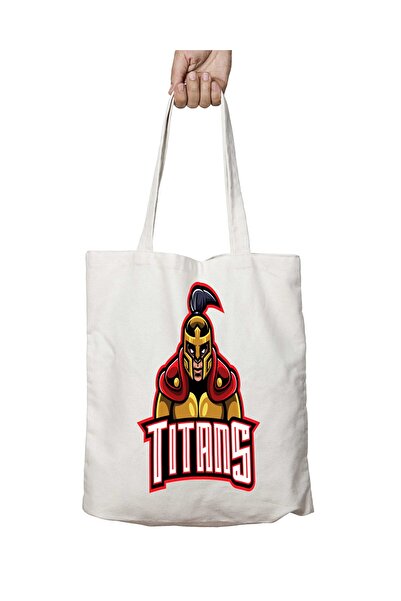ART HEDİYE Titans (2) - Two Sided Printed Washable Bag
