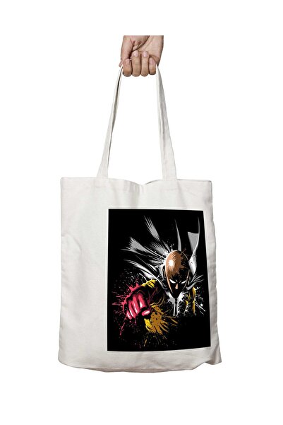 ART HEDİYE One Punch Man Splatter - حقيبة قابلة للغسل ذات وجهين