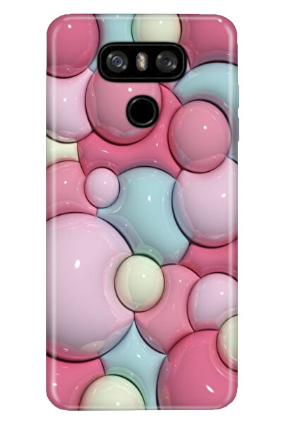 LG G6 Uyumlu Kılıf LG G6 Desenli Silikon Baloncuk