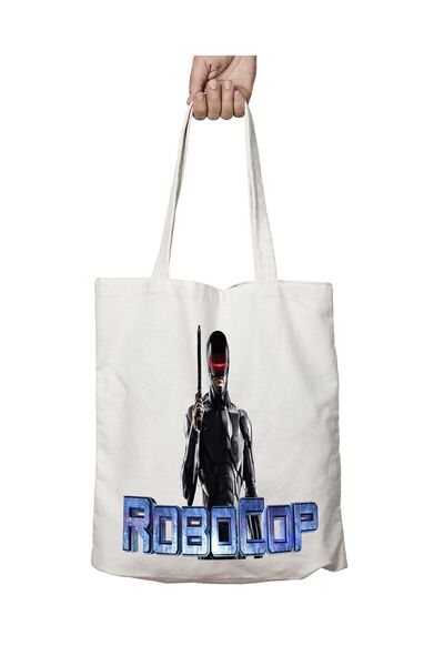 ART HEDİYE حقيبة كتف Robocop 3 مطبوعة وقابلة للغسل - تدوم طويلاً للشاطئ