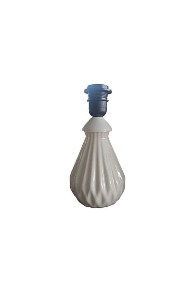 ariana sytle 24 cm Ceramic Lampshade - Serrated and Corded Without Hat