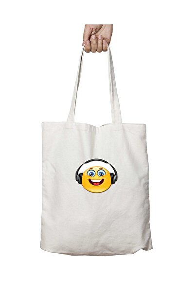 ART HEDİYE حقيبة كتف قابلة للغسل من Smilles - مطبوعة بشكل دائم، للشاطئ والمدرسة